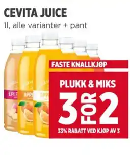 Meny CEVITA JUICE tilbud