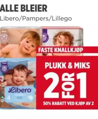 Meny ALLE BLEIER tilbud