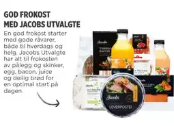 Meny GOD FROKOST MED JACOBS UTVALGTE tilbud