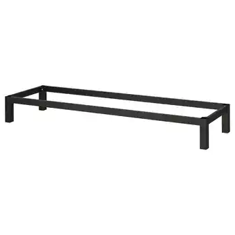 IKEA Kallax Understell, svart, 146x39x18 cm tilbud