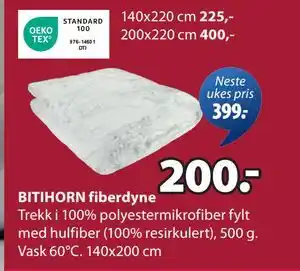 JYSK BITIHORN fiberdyne tilbud