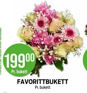 Kiwi FAVORITTBUKETT tilbud