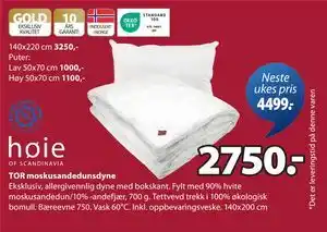 JYSK TOR moskusandedunsdyne tilbud
