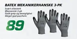Coop Byggmix BATEX MEKANIKERHANSKE 3-PK tilbud