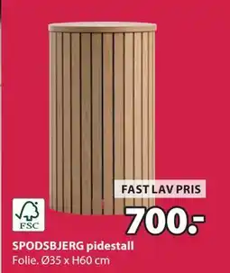 JYSK SPODSBJERG pidestall tilbud