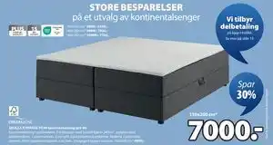 JYSK SKOLLA STORAGE PC40 kontinentalseng grå-40 tilbud