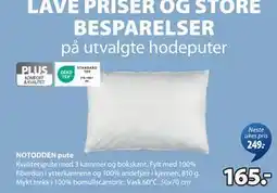 JYSK NOTODDEN pute tilbud