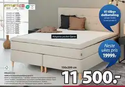 JYSK HEMLA GC75 kontinentalseng sand-91 tilbud