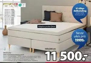 JYSK HEMLA GC75 kontinentalseng sand-91 tilbud
