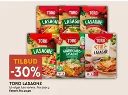 Coop Mega TORO LASAGNE tilbud