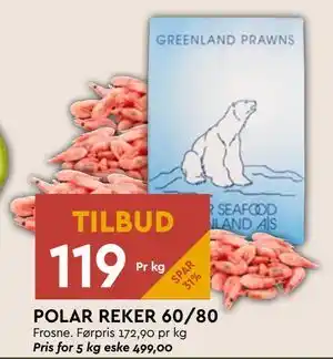 Coop Mega POLAR REKER 60/80 tilbud
