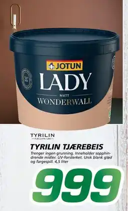 Coop Byggmix TYRILIN TJÆREBEIS tilbud