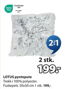 JYSK LOTUS pyntepute tilbud