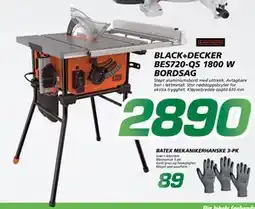 Coop Byggmix BLACK+DECKER BES720-QS 1800 W BORDSAG tilbud