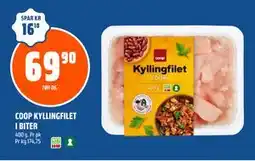 Coop Obs COOP KYLLINGFILET I BITER tilbud