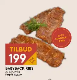Coop Mega BABYBACK RIBS tilbud