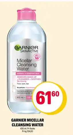 Coop Extra GARNIER MICELLAR CLEANSING WATER tilbud