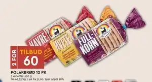 Coop Mega POLARBRØD 12 PK tilbud