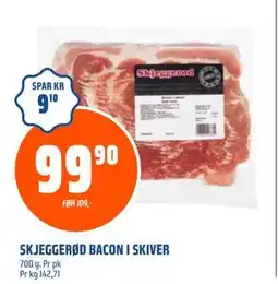 Coop Obs SKJEGGERØD BACON I SKIVER tilbud