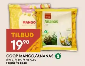 Coop Mega COOP MANGO/ANANAS tilbud