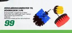 Coop Byggmix RENGJØRINGSBØRSTER TIL BORMASKIN 3-PK tilbud