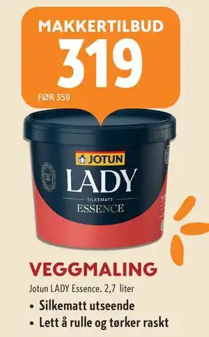 Byggmakker VEGGMALING tilbud