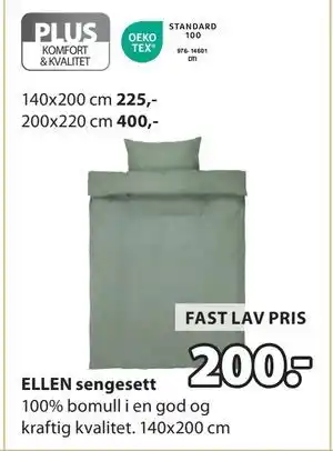 JYSK ELLEN sengesett tilbud