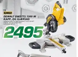 Coop Byggmix DEWALT DWS773 1300 W KAPP- OG GJÆRSAG tilbud