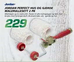 Coop Byggmix JORDAN PERFECT HUS OG GJERDE MALE RULLE SETT 2 PK tilbud