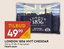 Coop Mega LONDON 1856 HVIT CHEDDAR tilbud