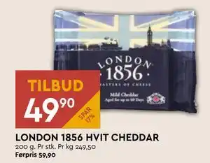 Coop Mega LONDON 1856 HVIT CHEDDAR tilbud