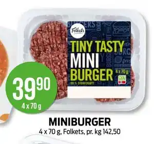Kiwi MINIBURGER tilbud