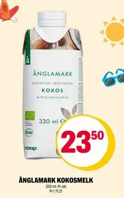 Coop Extra ÄNGLAMARK KOKOSMELK tilbud