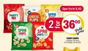 Coop Extra COOP CHIPS tilbud