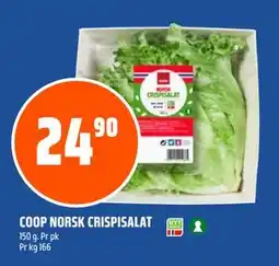 Coop Obs COOP NORSK CRISPISALAT tilbud
