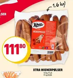 Coop Extra XTRA WIENERPØLSER tilbud