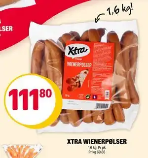 Coop Extra XTRA WIENERPØLSER tilbud