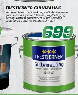 Coop Byggmix TRESTJERNER GULVMALING tilbud