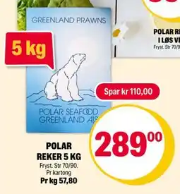 Coop Extra POLAR REKER 5 KG tilbud