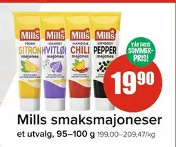 Spar Mills smaksmajoneser tilbud