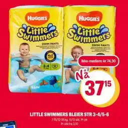Coop Extra LITTLE SWIMMERS BLEIER STR 3-4/5-6 tilbud