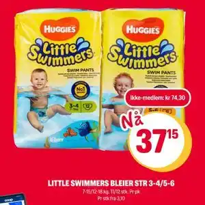 Coop Extra LITTLE SWIMMERS BLEIER STR 3-4/5-6 tilbud