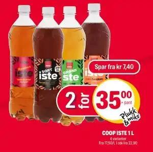 Coop Extra COOP ISTE 1 L tilbud