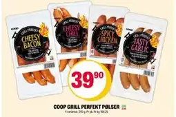Coop Extra COOP GRILL PERFEKT PØLSER tilbud