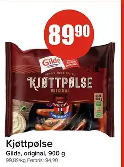 Spar Kjøttpølse tilbud