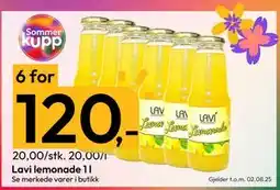 Gigaboks Lavi lemonade 1 l tilbud