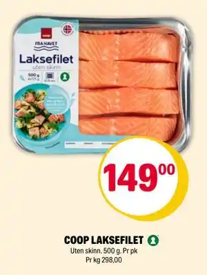 Coop Extra COOP LAKSEFILET tilbud
