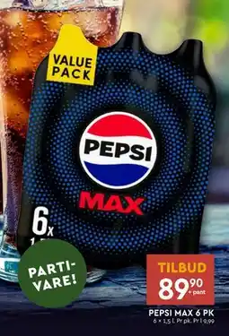 Coop Mega PEPSI MAX 6 PK tilbud