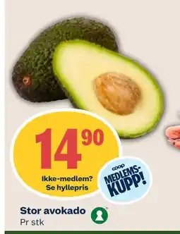 Coop Mega Stor avokado tilbud
