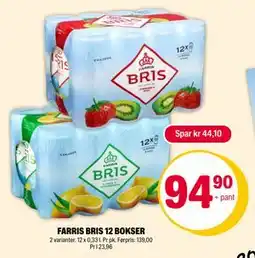 Coop Extra FARRIS BRIS 12 BOKSER tilbud